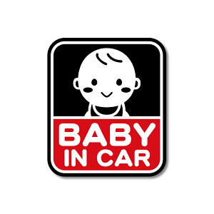 xr[CJ[ XebJ[ }bg~l[g h ό UVJbg H105mmxH90mm Baby in car 킢  Ԃ񂪏Ă܂ ubN/bh