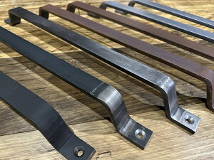 アイアンドアハンドル FB曲げ(全4色) 長さ600mm 1個