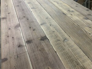 古材足場巾木 無塗装/サンディング加工 厚18mm 幅150mm 長さ990mm