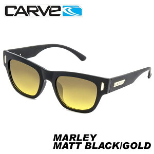 CARVE カーブ MARLEY MATT BLACK/GOLD メンズ レディース サングラス 100% UVプロテクション 偏光レンズ マット 艶消し ビーチ サーフィン サーフボード SURFING SURFBOARD マリンスポーツ 海 アクティビティ