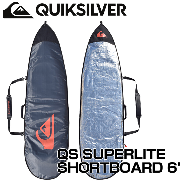 メーカー直送 日時指定不可 QS SUPERLITE SHORTBOARD 6' ボードケース ショートボード用 サーフボード QUIKSILVER ボードケース