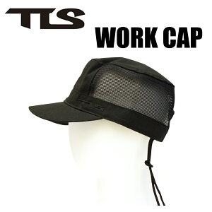 TOOLS ツールス TLS WORK CAP ブラック ワークキャップ サーフキャップ キャップ ハット サーフハット 帽子 アパレル メッシュ スナップバック フリーサイズ サーフィン サーフボード SURFING SURFBOAR