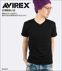 AVIREX アヴィレックス 783-4934008 半袖Tシャツ デイリー Vネック メンズ