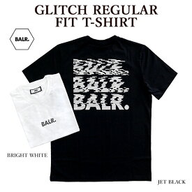 BALR. ボーラー B1112 1243 GLITCH REGULAR FIT T-SHIRT 半袖Tシャツ グラフィックロゴ メンズ レディース【並行輸入品】