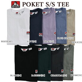 BEN DAVIS ベンデイビス 23580000 POKET TEE 半袖Tシャツ 刺しゅう ポケットTシャツ メンズ レディース