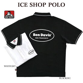 BEN DAVIS ベンデイビス 23580017 ICE SHOP POLO ポロシャツ 半袖 刺しゅう メンズ レディース