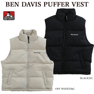�y����SALE�zBEN DAVIS �x���f�C�r�X 23780009 BEN DAVIS PUFFER VEST �p�t�@�[�x�X�g �_�E���x�X�g �����Y ���f�B�[�X