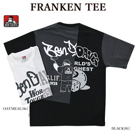 BEN DAVIS ベンデイビス 24580021 FRANKEN TEE 半袖Tシャツ パッチワーク オーバーサイズ メンズ レディース