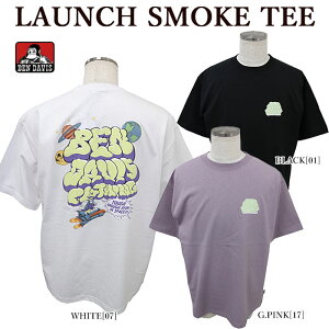 �y����SALE�zBEN DAVIS �x���f�C�r�X 24580036 LAUNCH SMOKE TEE ����T�V���c �F�� �A�[�X �����Y ���f�B�[�X