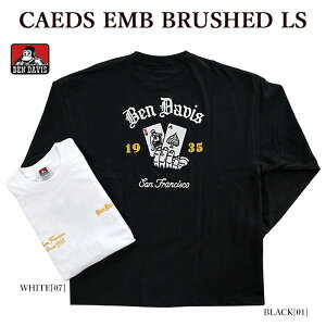 BEN DAVIS �x���f�C�r�X 25380025 CAEDS EMB BRUSHED LS ����T�V���c ����T �h���イ �I�[�o�[�T�C�Y �����Y ���f�B�[�X