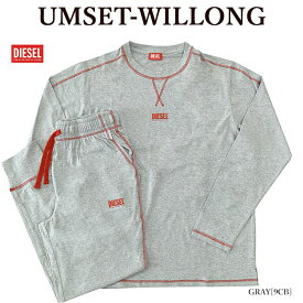 DIESEL ディーゼル A09636 0QGAJ UMSET-WILLONG セットアップ ルームウェア 長袖 メンズ レディース【並行輸入品】