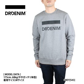 DR.DENIM ドクターデニム スウェット ADRIAN SWEATER LOGO