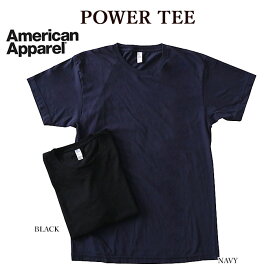 【店内全品ポイント5倍】American Apparel アメリカンアパレル POWER TEE 半袖Tシャツ 返品・交換不可 メンズ レディース【並行輸入品】