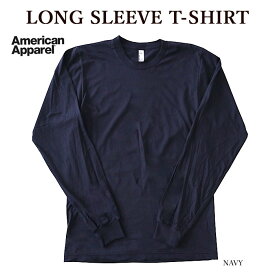 American Apparel アメリカンアパレル 2012 長袖Tシャツ ロンT 無地長袖 返品・交換不可 メンズ レディース【並行輸入品】