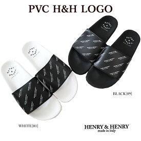 【店内全品ポイント5倍】HENRY&HENRYヘンリー&ヘンリー 45352 PVC H&H LOGO サンダル シャワーサンダル メンズ レディース