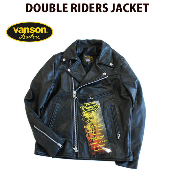 楽天市場】VANSONバンソン C2R DOUBLE RIDERS JACKET ダブルライダース 