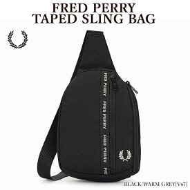 【ポイント10倍】FRED PERRY フレッドペリー L7294 FRED PERRY TAPED SLING BAG ボディバッグ ワンショルダー メンズ レディース