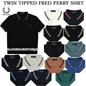 FRED PERRY フレッドペリー M3600 TWIN TIPPED FRED PERRY SHRT ポロシャツ 鹿の子 ローレル刺しゅう メンズ レディース