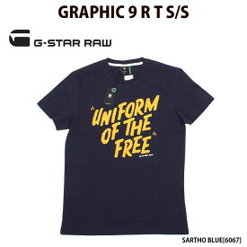 【ポイント10倍】G-STAR RAW ジースターロウ D14248-336 GRAPHIC 9 R T S S Tシャツ ロゴ メンズ 夏