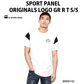 G-STAR RAW ジースターロウ D16421-4561 SPORT PANEL ORIGINALS LOGO GR R T S/S Tシャツ