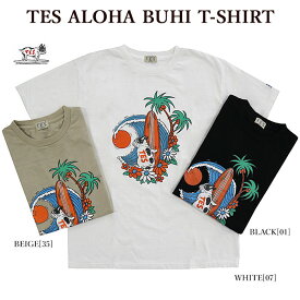 The Endless Summer エンドレスサマー 23574314 TES ALOHA BUHI T-SHIRT 半袖Tシャツ アロハ BUHI サーフィン メンズ レディース