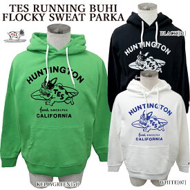 The Endless Summer エンドレスサマー 23774339 TES RUNNING BUHI FLOCKY SWEAT PARKA プルオーバー スウェットパーカー 裏起毛 メンズ レディース