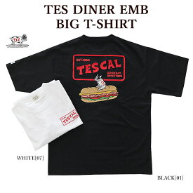 The Endless Summer エンドレスサマー 24574303 TES DINER EMB BIG T-SHIRT 半袖Tシャツ オーバーサイズ カリフォルニア メンズ レディース