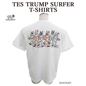 【ポイントアップ】The Endless Summer エンドレスサマー 24574340 TES TRUMP SURFER T-SHIRTS 半袖 Tシャツ BUHI トランプ メンズ レディース