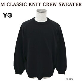 Y-3 ワイスリー GV4214 M CLASSIC KNIT CREW SWEATER Mクラシックニットクルーセーター ニット adidas Yohji Yamamoto メンズ レディース【並行輸入品】