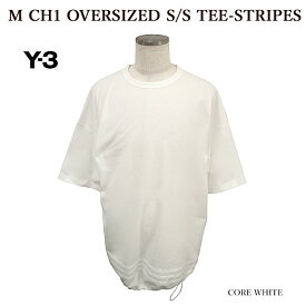 Y-3 ワイスリー HG6090 M CH1 OVERSIZED S/S TEE-STRIPES 半袖Tシャツ オーバーサイズ adidas Yohji Yamamoto メンズ レディース並行輸入品