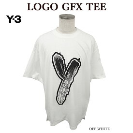 Y-3 ワイスリー HY1272 LOGO GFX TEE 半袖Tシャツ ビッグロゴ オーバーサイズ【並行輸入品】