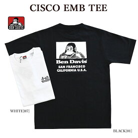 【BEN DAVIS】 ベンデイビス 2580019 CISCO EMB TEE 半袖Tシャツ サンフランシスコ 刺しゅう メンズ レディース