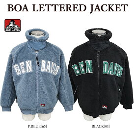 【BEN DAVIS】 ベンデイビス 2780019 BOA LETTERED JACKET ボアジャケット ワッペン メンズ レディース