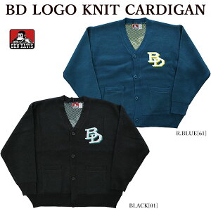 �y����SALE�z�yBEN DAVIS�z �x���f�C�r�X 2780063 BD LOGO KNIT CARDIGAN �J�[�f�B�K�� �j�b�g�J�[�f�B�K�� �����Y ���f�B�[�X