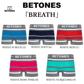 【BETONES】 ビトーンズ BREATH ブレス ボーダー ボクサーパンツ アンダーウェア 返品・交換不可 メンズ