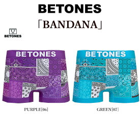 【BETONES】 ビトーンズ BAN001 BANDANA バンダナ ボクサーパンツ 下着 アンダーウェア メンズ 【返品・交換不可】