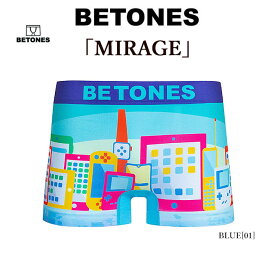 【店内全品ポイント5倍】【BETONES】 ビトーンズ MIRAGE 蜃気楼 ボクサーパンツ 下着 アンダーウェア 返品・交換不可 メンズ