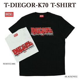 【DIESEL】 ディーゼル A12498 0GRAI T-DIEGOR-K70 T-SHIRT 半袖 Tシャツ ロゴTシャツ メンズ レディース【並行輸入品】