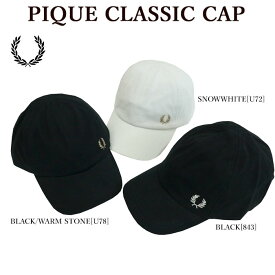 【FRED PERRY】 フレッドペリー HW6726 PIQUE CLASSIC CAP ピケクラシックキャップ 帽子 鹿の子 キャップ メンズ レディース