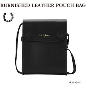 【ポイントアップ】【FRED PERRY】 フレッドペリー L4331 BURNISHED LEATHER POUCH BAG ショルダーバッグ レザーバッグ メンズ レディース