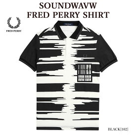 【ポイントアップ】【FRED PERRY】 フレッドペリー M5529 SOUNDWAVW FRED PERRY SHIRT ポロシャツ 鹿の子 刺しゅう メンズ レディース