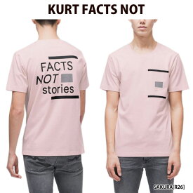 【Nudie Jeans】 ヌーディージーンズ 131626 KURT FACTS NOT STORIES Tシャツ