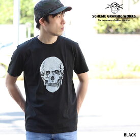 【SCHEME GRAPHIC WORKS】 スキームグラフィックワークス SKULL HEAD Tシャツ