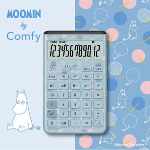 [�J�V�I]�f�U�C���d�� ���[�~�����f�� ���[�~�� �n�b�s�[�e�C�� MOOMIN by Comfy�yJT-200T-MM-BU�z�W���X�g�^�C�v 12���\�� �Ōv�Z�E���Ԍv�Z �X�^�C���b�V���d��