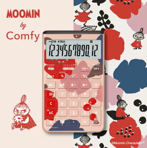 [�J�V�I]�f�U�C���d�� ���[�~�����f�� ���g���~�B �Ԃ��Ԃ݂��� MOOMIN by Comfy�yJT-200T-MM-PK�z�W���X�g�^�C�v 12���\�� �Ōv�Z�E���Ԍv�Z �X�^�C���b�V���d��