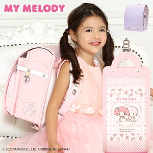 サンリオキャラクターズ マイメロディ ランドセル 2026 A4フラット対応 シブヤ限定 ベビーピンク/ライラック 女の子 キャラクター かわいい 日本製 6年間保証 sr1338