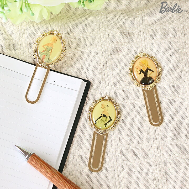 楽天市場 80 Off バービー Barbie クリップ Clip ブックマーカー デザインクリップ 3バリエーション S M便 1 15 おしゃれ かわいい エレガンス ランドセルと文房具 シブヤ文房具