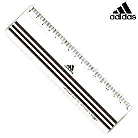アディダス 三菱鉛筆 直定規 15cm 4902778201503 小学生 男の子 スポーツブランド こども かっこいい シンプル ブラック 文房具 入学準備 新学期 新入学文具 [M便 1/10]