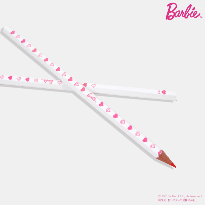【楽天市場】[鉛筆お名前入れ無料]Barbie＜バービー＞　赤鉛筆　六角軸　2本組　SB-SP003　バービー新入学・限定シリーズ　 4560182210629 [M便 1/15]: ランドセルと文房具 シブヤ文房具