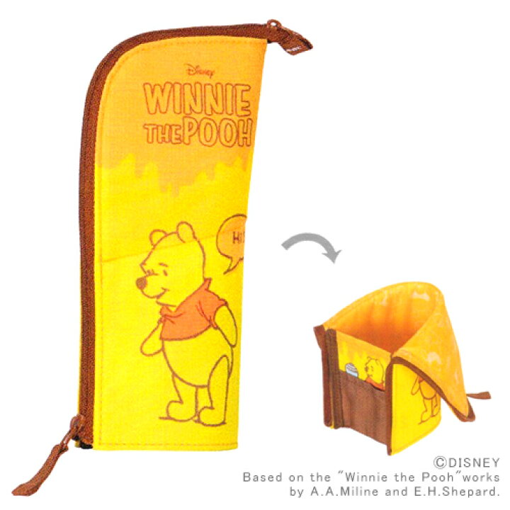 楽天市場 ディズニー くまのプーさん ネオクリッツ スタンドペンケース ペンポーチ 筆箱 M便 1 1 Disneyzone ランドセルと文房具 シブヤ文房具